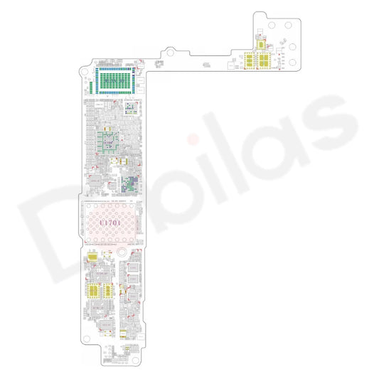 Circuito Integrado (IC) Carga USB Tristar U2 610A3B (U4001) para iPhone 7 / 7 Plus (10 Unidades) (Nota: Variante específica de duplicados anteriores)