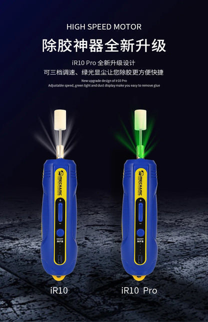 Herramienta Eléctrica Removedora Pegamento OCA Mechanic (IR14/IR13/IR10 PRO) con Lámpara Polvo Verde y Pantalla LED