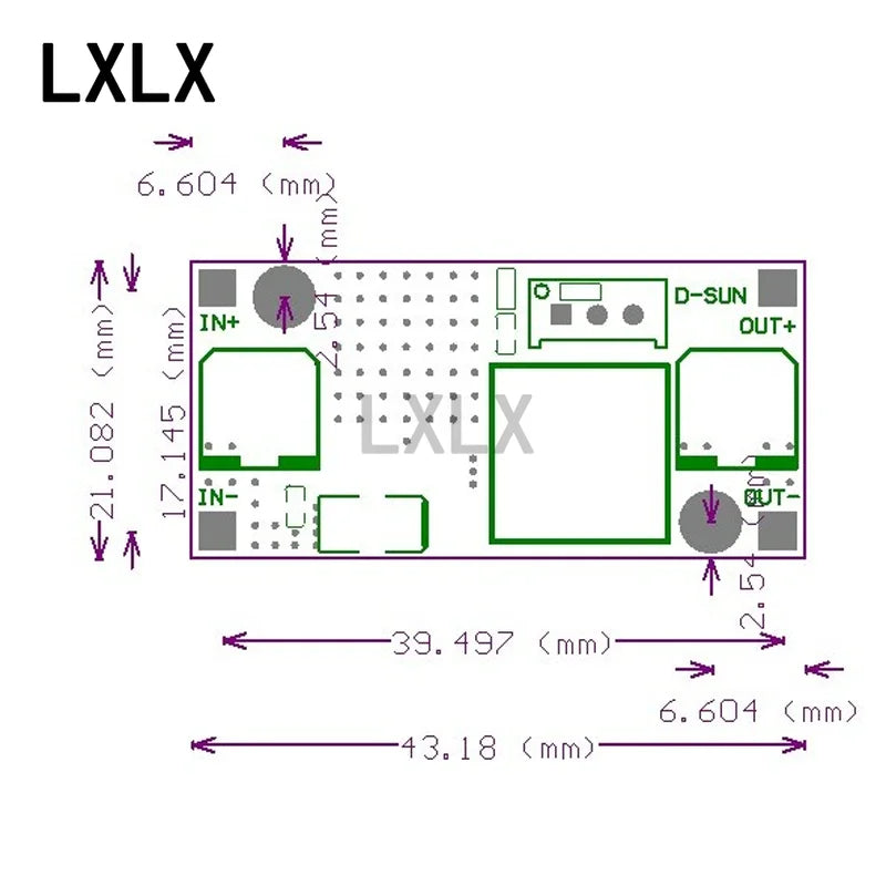 Lote 10 Pcs Módulo Convertidor Buck LM2596 DC-DC 3.0-40V a 1.5-35V Step-Down
