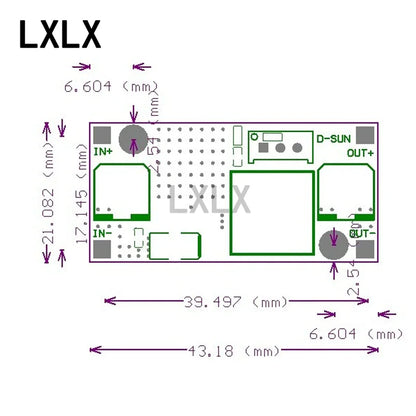 Lote 10 Pcs Módulo Convertidor Buck LM2596 DC-DC 3.0-40V a 1.5-35V Step-Down