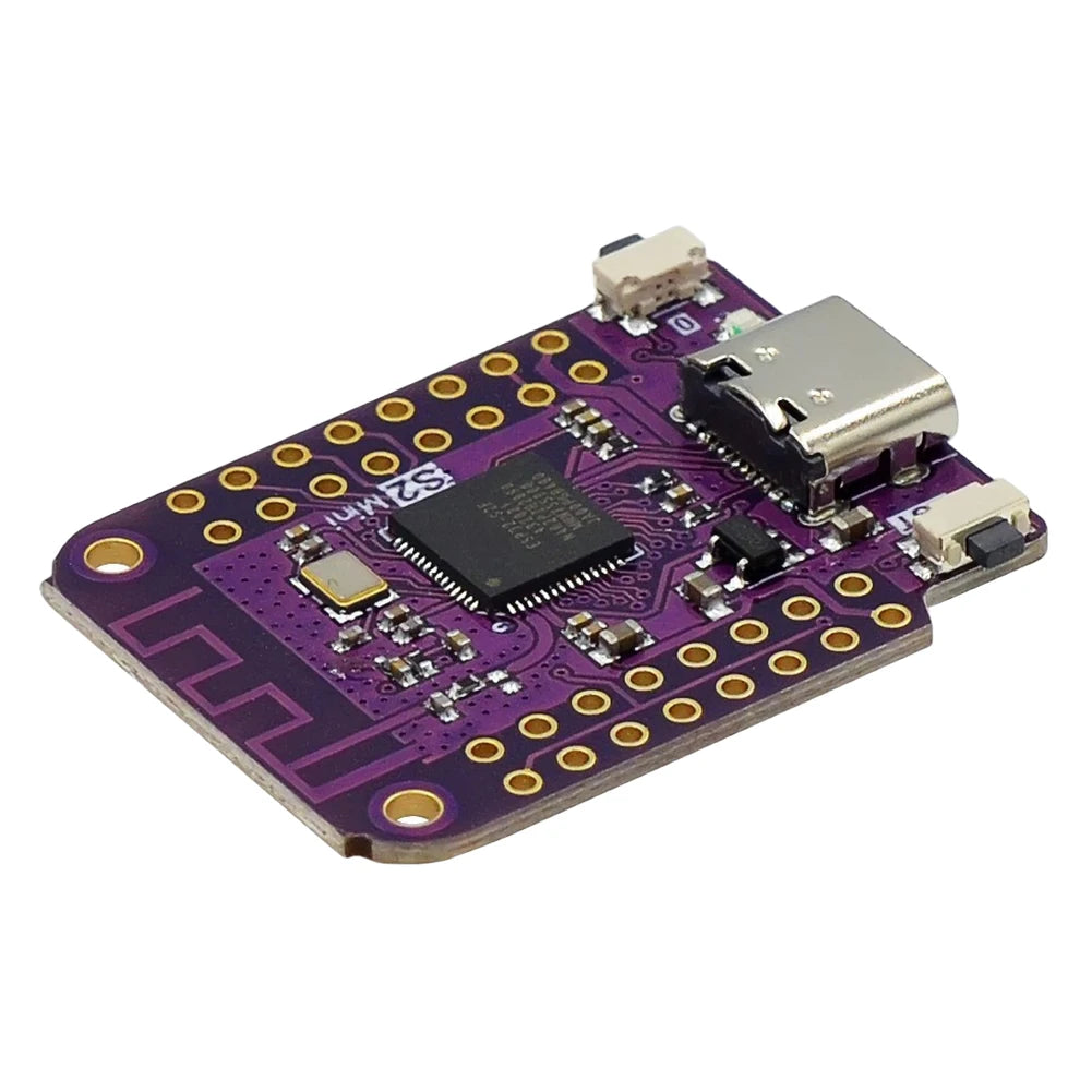 Placa WiFi IoT ESP32 S2 Mini (ESP32-S2FN4R2, 4MB Flash, Tipo C) compatible Arduino/MicroPython (1/2 Unidades)