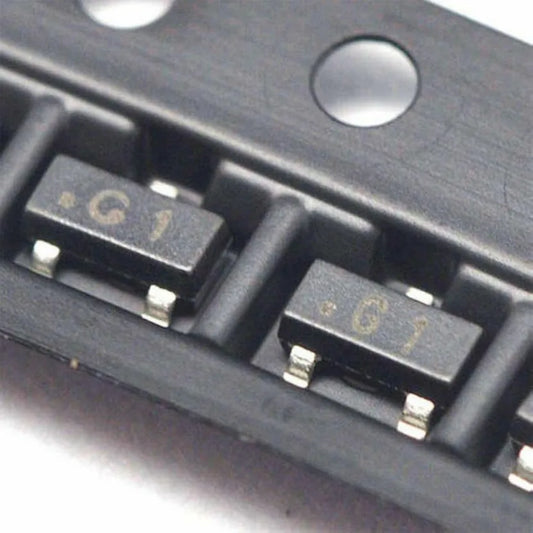 Transistor NPN MMBT5551 (G1) SMD SOT-23 180V 0.6A - Lote 100 Piezas