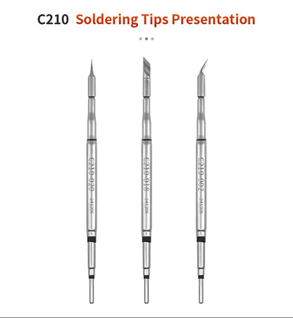 Original JBC C210 Soldering Iron Tips C210002/018/020 Universal Heating Core Efficient Heat fit JBC T210-A Precision Handle