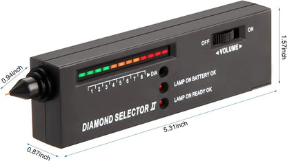 2025 New Diamond Tester Pen Professional High Accuracy Jewelry Diamond Selector Kit With LCD Screen For Gemstone Detection