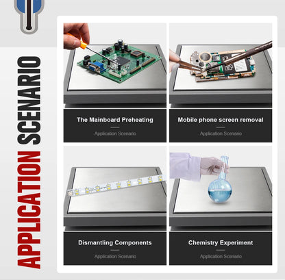 Plataforma Calefactora PCB de Alto Rendimiento con Display Digital (Temperatura Constante) ITECH HP-B100/B150/B180