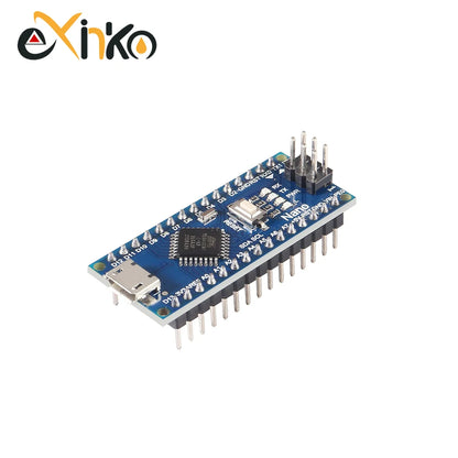 Placa Nano 3.0 (ATMEGA328P, 16MHz, CH340) con Bootloader (Puerto Mini/Tipo C/Micro USB) para Arduino (1-10 Unidades)