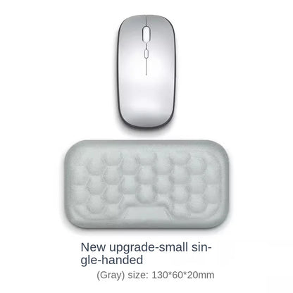 Reposamuñecas Ergonómico Espuma Memoria para Teclado y Mouse Pad (Protección Oficina/Tipeo) Computadora/Notebook