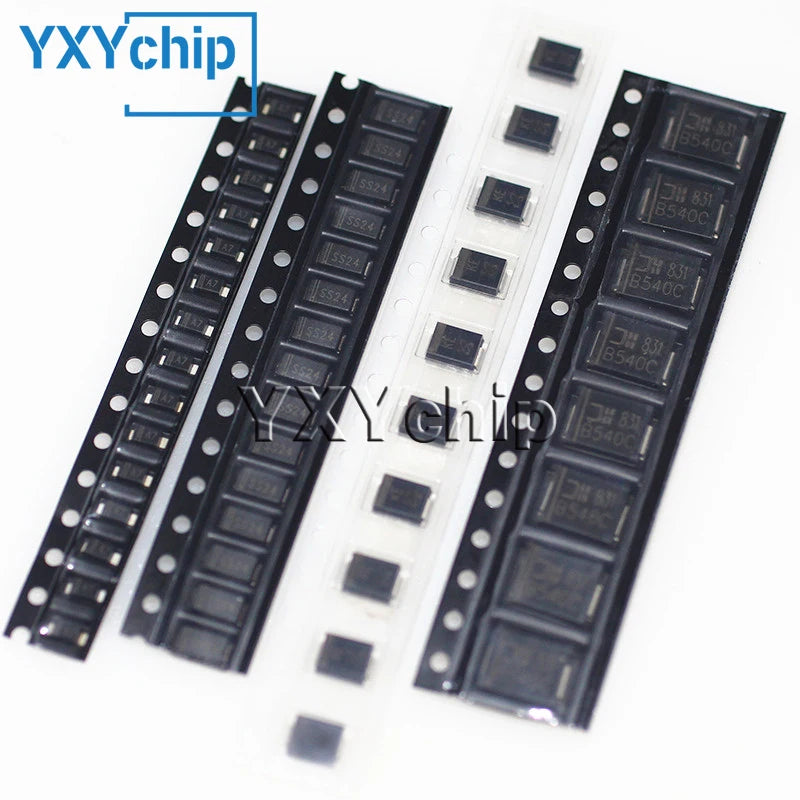 Diodo TVS Bidireccional SMD SMF - Varios Voltajes (5.0CA a 12CA) SOD-123F - Lote 50 Piezas