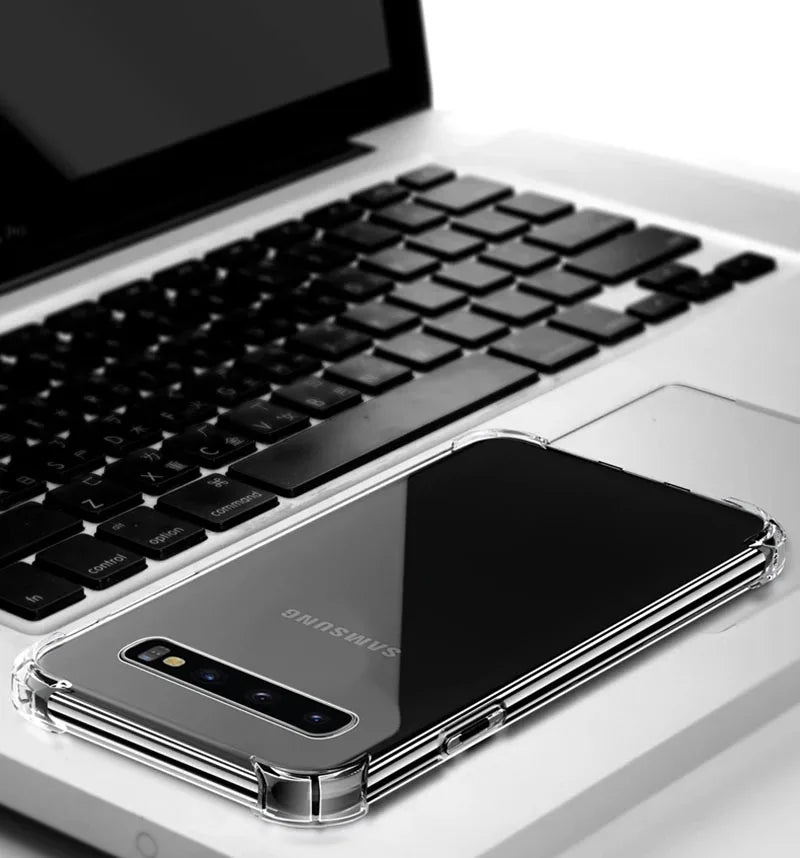 Funda Carcasa Suave Transparente Anti-Golpes para Samsung Galaxy S9/S10 Plus/S10E/S20 FE/S21/S22/S23 Ultra / Note 9/10/20
