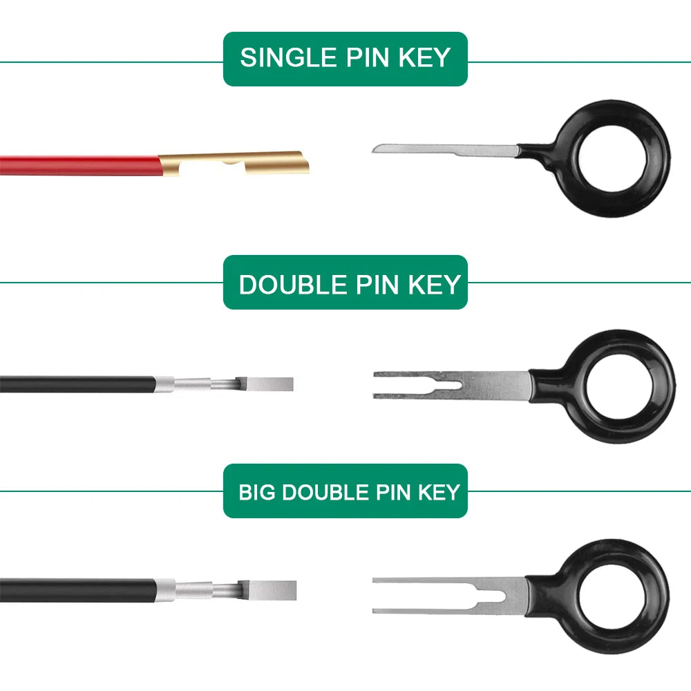 Kit Herramienta Extracción Terminales/Pines Conector Cable Auto (Reparación Automóviles)