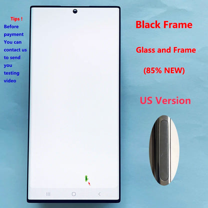 Pantalla 6.8" Super AMOLED con Marco y Digitalizador Táctil para Samsung S22 Ultra 5G (S908/S908U/S908B) (Con Defecto Estético)
