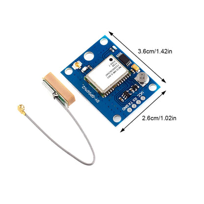 Módulo GPS GY-NEO6MV2 (NEO-6M) con EEPROM y Antena Grande para Control Vuelo MWC/APM2.5 Arduino