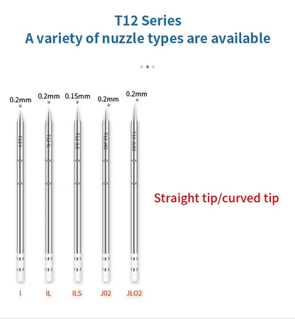 T12 Soldering Iron Tips Welding Tools Electric Soldering Iron For Hakko FX951 T12 Soldering Station Kits