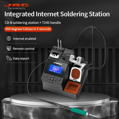 Original JBC Soldering Station CD-2BHQF Fit Universal C245 Series Soldering Iron Tips Repair Mobile Phone PCB IC Tools