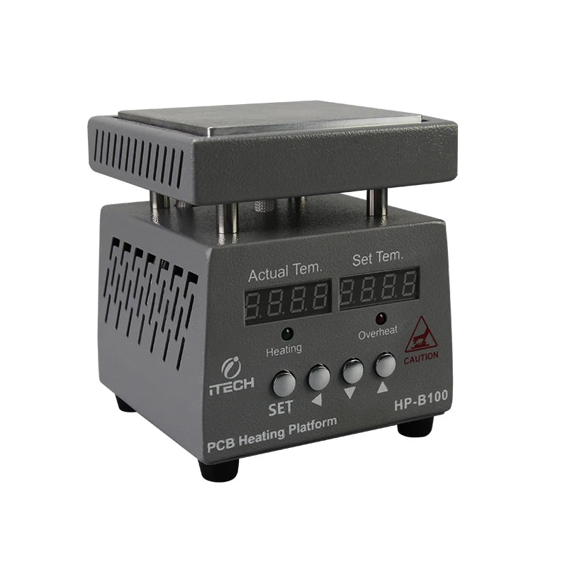 Plataforma Calefactora PCB de Alto Rendimiento con Display Digital (Temperatura Constante) ITECH HP-B100/B150/B180