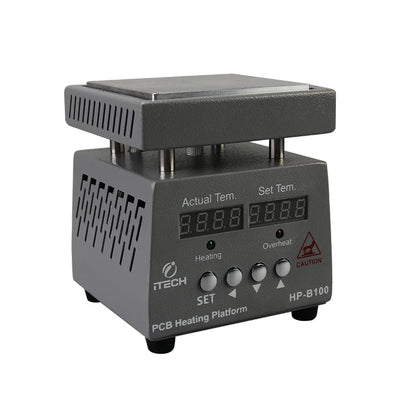 Plataforma Calefactora PCB de Alto Rendimiento con Display Digital (Temperatura Constante) ITECH HP-B100/B150/B180