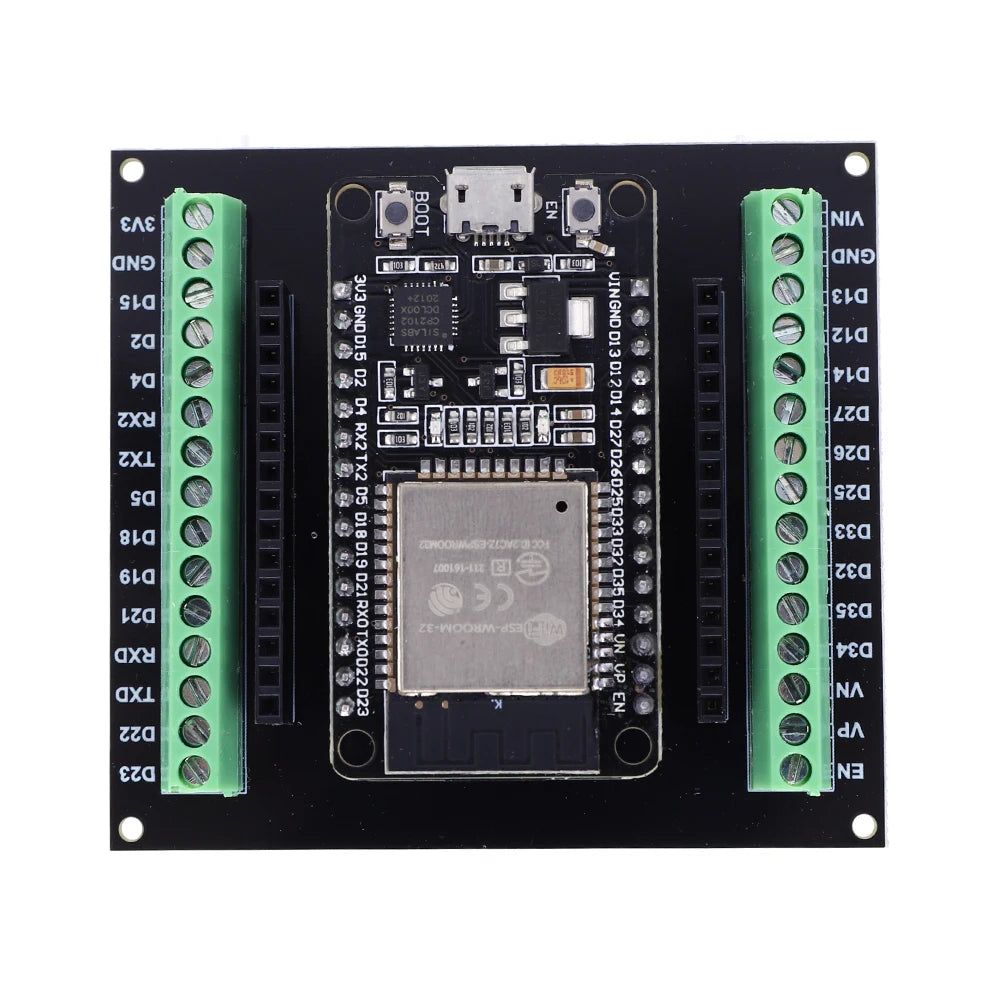 Placa Desarrollo ESP32 NodeMCU-32S (30 Pines, ESP32-WROOM-32D/32U) Módulo WiFi + Bluetooth Doble Núcleo Bajo Consumo