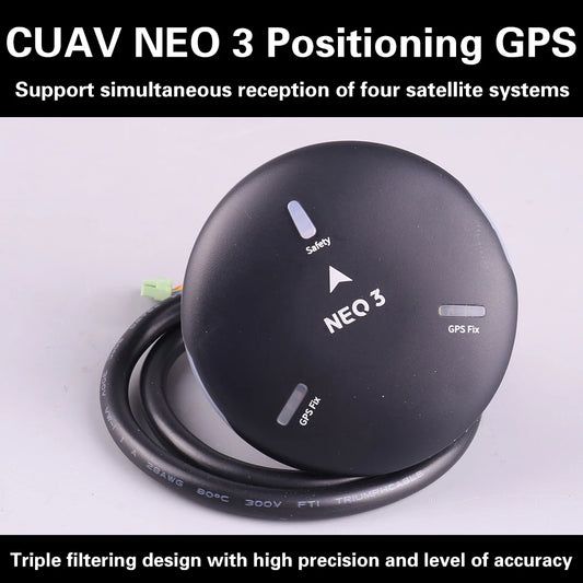 Módulo GNSS GPS CUAV NEO 3 (U-blox M9N) con Compás para Pixhawk (Soporta Ardupilot/PX4 Navegación UAV)