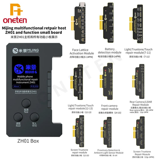 Mijing ZH01 Dot Repair Instrument Battery Flexible Wire Tool for IPhone X 15Pro Max True Tone Reader and Write Repair Programmer
