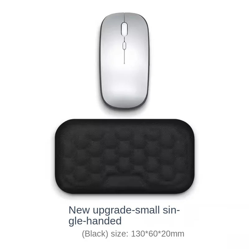 Reposamuñecas Ergonómico Espuma Memoria para Teclado y Mouse Pad (Protección Oficina/Tipeo) Computadora/Notebook