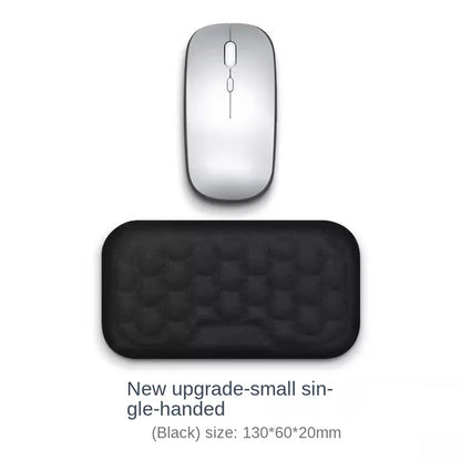 Reposamuñecas Ergonómico Espuma Memoria para Teclado y Mouse Pad (Protección Oficina/Tipeo) Computadora/Notebook