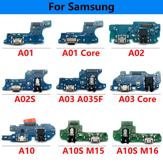 Placa Puerto Carga Rápida USB para Samsung Galaxy A01-A7 / A02-A54 / A10S / M15/M16 / A13-A32 4G/5G (Varios Modelos)