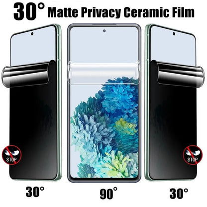 2 Protectores de Pantalla de Hidrogel Anti-Espía para Samsung Galaxy (Varias Series)
