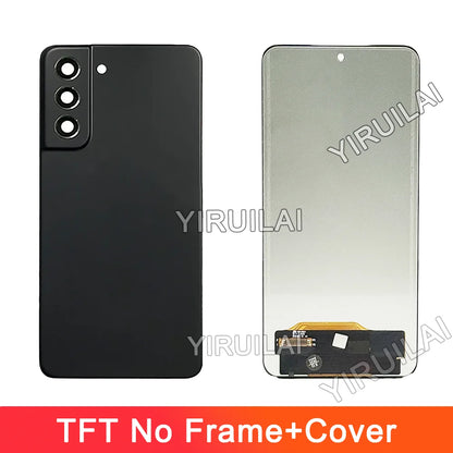 AMOLED para Samsung Galaxy S21FE 5G G990B G990U pantalla LCD Digitalizador de pantalla táctil con marco para Samsung S21 FE LCD