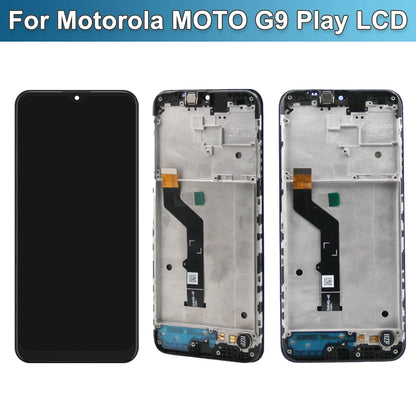 Lcd Screen for Motorola Moto G9 Play XT2083 XT2083-1 Lcd Display Touch Screen Digitizer with Frame Assembly for Moto G9 Play