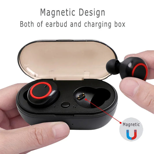 Auriculares Inalámbricos Y50 TWS Bluetooth Deportivos Gaming con Micrófono para Xiaomi/Huawei/LG