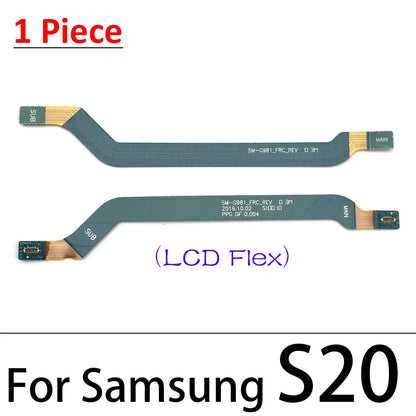Nuevo para Samsung S20 S21 S22 S23 S24 Plus Ultra Fe 4G 5G antena de señal conector de Tablero Principal placa base LCD Cable flexible