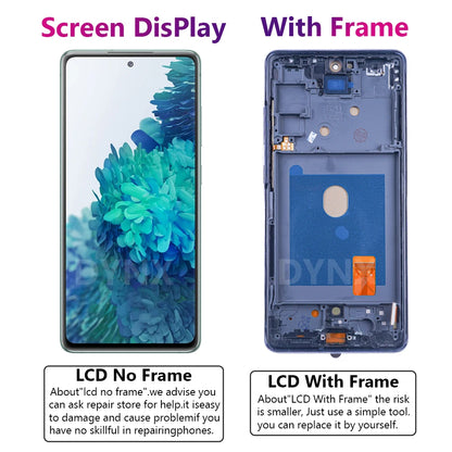 Pantalla AMOLED para Samsung Galaxy S20 FE 4G/5G pantalla LCD montaje de pantalla táctil para Samsung S20 FE G780 G781 reemplazo de pantalla