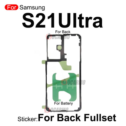Adhesivo Doble Cara para Pegado Pantalla LCD Frontal y Tapa Batería Trasera Samsung Galaxy S21/S21+/S21FE/S21 Ultra