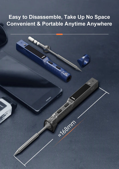 Original MINIWARE TS101 Soldering Iron Portable Adjustable Temperature Digital Solder Station Tip TS-BC2 PD3.1 90W TS100 Upgrade