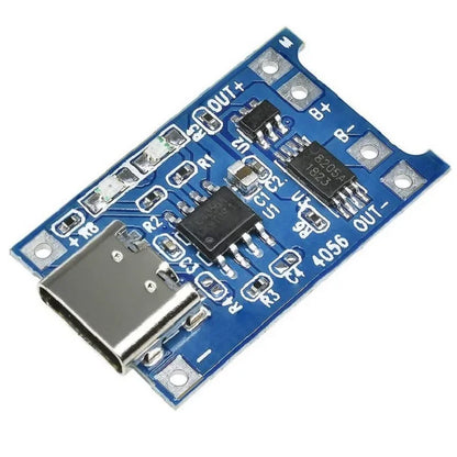 TP4056 5V 1A Type-c USB 18650 Lithium Battery Charging Board Charger Module with Protection Dual Functions