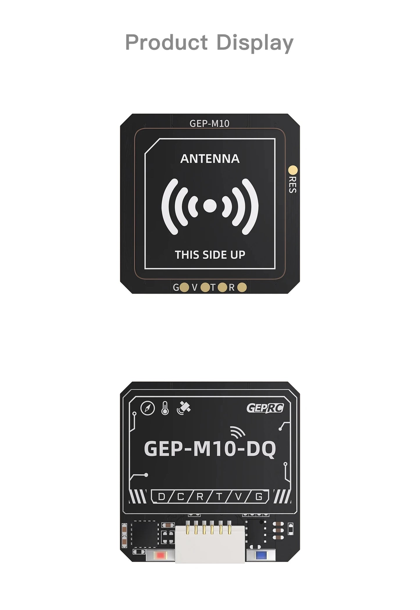 Módulo GPS GEPRC Serie GEP-M10 con Chip Flash, Magnetómetro QMC5883, Barómetro DPS310 y Capacitor Farad para Drones RC