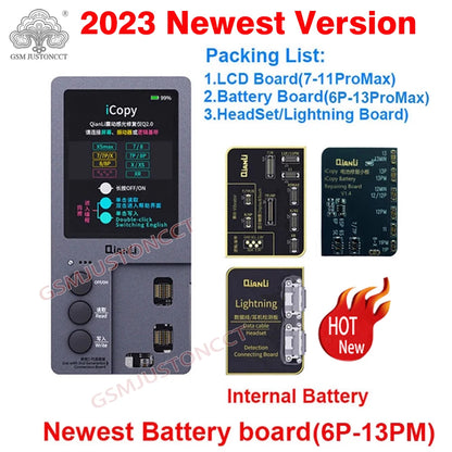 QianLi iCopy Plus 2 Generation Programmer with Battery Detection Connecting Board for LCD Vibrator Transfer EEPROM Programmer