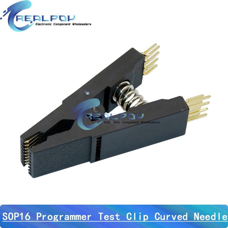 Kit Programador USB CH341A/CH341B 24/25 Series EEPROM Flash BIOS + Clip Test SOP8/SOP16/SOIC8/SOIC16 Clamp
