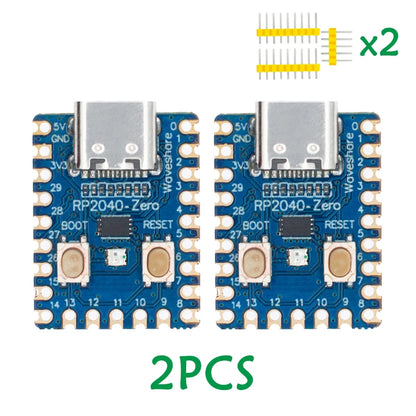 Placa Desarrollo PICO Microcontrolador RP2040 (CPU Doble Núcleo Cortex M0+, 2MB Flash) Módulo RP2040-Zero compatible Raspberry Pi