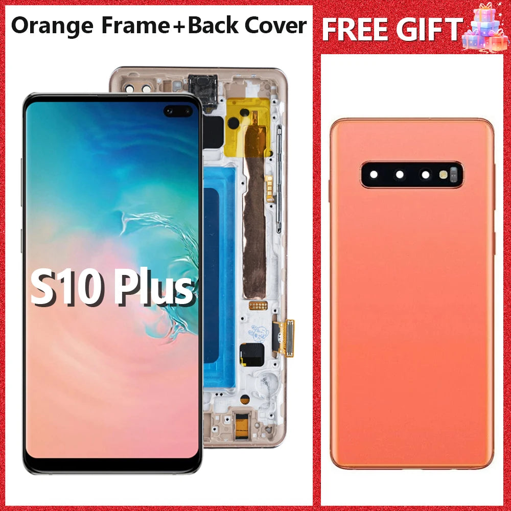 Pantalla S10plus 100% probada para Samsung S10 Plus, pantalla LCD S10 + para G975 Sm-g975f/ds G975u G975w