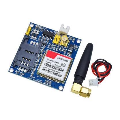 Kit Placa Módulo Transmisión Datos Inalámbrica GSM/GPRS SIM900A / SIM900 Mini V4.0 con Antena (Refurbished, C83 AEAK)