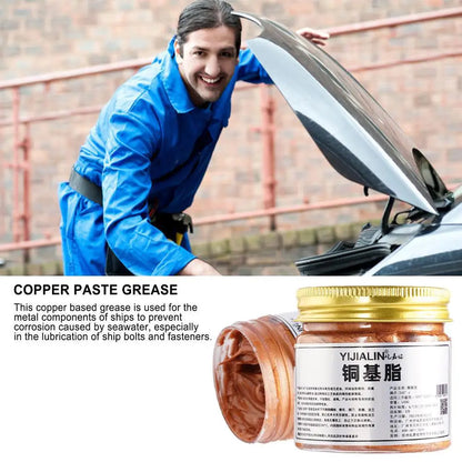 Grasa Cobre Anti-Adherente 100ml para Roscas/Frenos Automotrices (Agente Anti-Agarrotamiento) Herramienta Mantenimiento