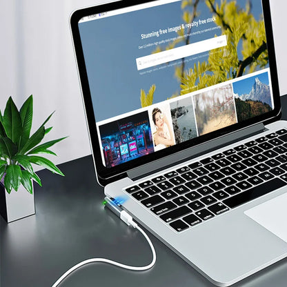 Adaptador Convertidor USB-C Hembra PD a Conector Magnético L-Tip/T-Tip para MacBook Pro Carga Rápida