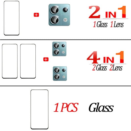 Protective Glass For Redmi Note 14 13 Pro 5G Screen Protectors Redmi Note13 12 11 10 Pro Tempered Glass & Lens Film Nota 12 Pro Plus Pelicula Cristal Templado For Redmi Note 14  Anti-Scratch Phone Front Film