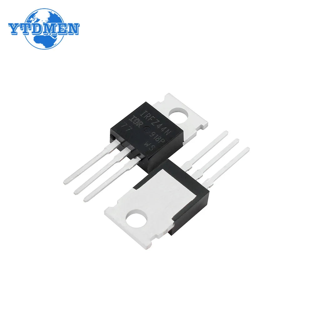 MOSFET Canal-N IRFZ44N TO-220 55V 49A - Lote 5/10 Piezas