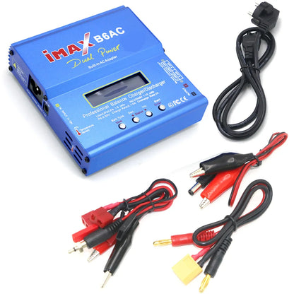iMAX B6AC 80W 6A Lipo Battery Balance Charger LCD Display Discharger For RC Model Li-ion LiFe Nimh Nicd PB Lipo Battery Charging