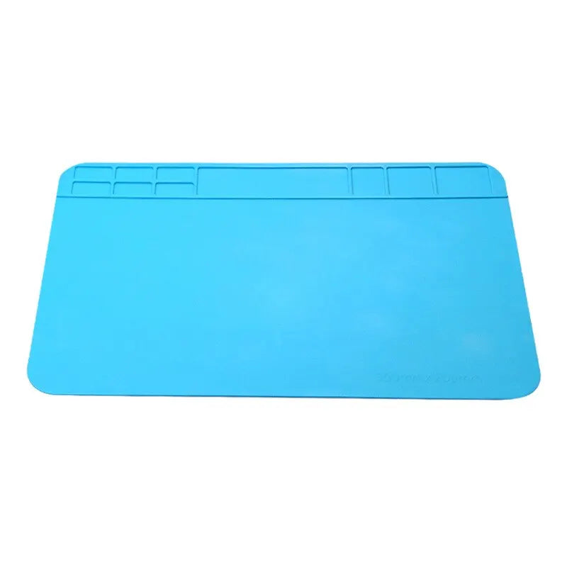 Alfombrilla Silicona Impermeable para Reparación Placa Base Equipo Electrónico (Antideslizante, Aislamiento Térmico, Posicionamiento Componentes)