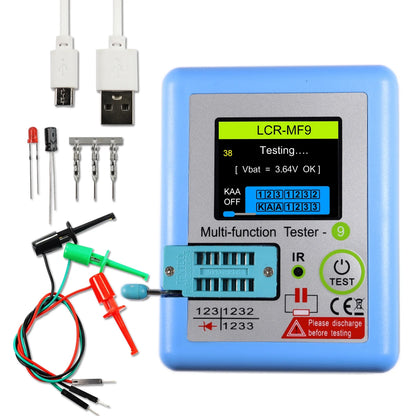 Tester Transistor LCR Multifunción (TC1/T7) - Pantalla TFT, Medidor Diodo, Triodo, Capacitor, Resistencia (MOSFET/NPN/PNP/TRIAC)