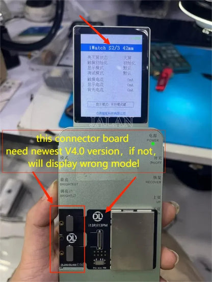 DL400 Pro Tester Reparación Pantalla LCD y Expansión IC 32GB para iPhone X a 15 Pro Max / iPad Mini 4/5