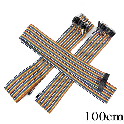 Cable Jumper Dupont (40-120 Unidades) Macho-Macho / Hembra-Hembra / Macho-Hembra para Arduino DIY Kit